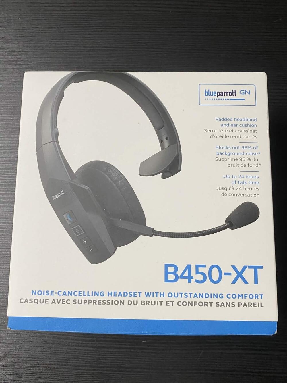 Blue Parrot B450-XT 204270 Bluetooth Wireless Trucker Headset (Sealed)